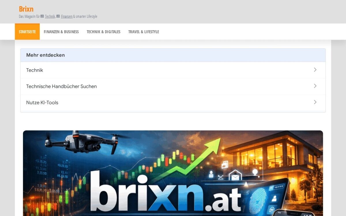 Screenshot von brixn.at