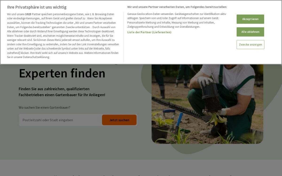 Gartenbau.org – Gartenbauer und Landschaftsbauer finden