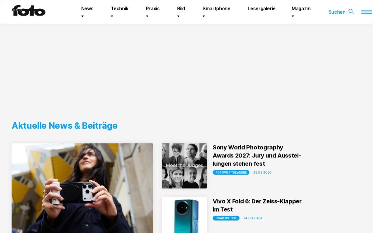 fotoMAGAZIN – Fotografie, Kameratests und Fotopraxis