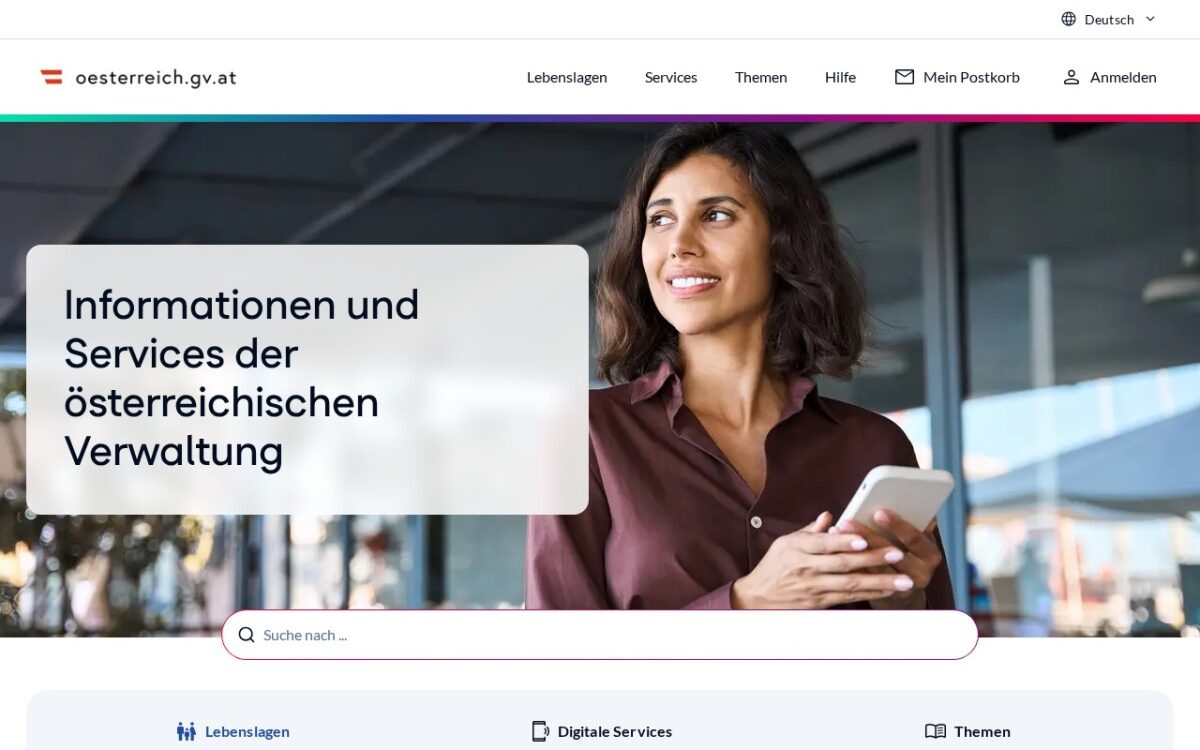 oesterreich.gv.at – Informationen und Services der österreichischen Verwaltung