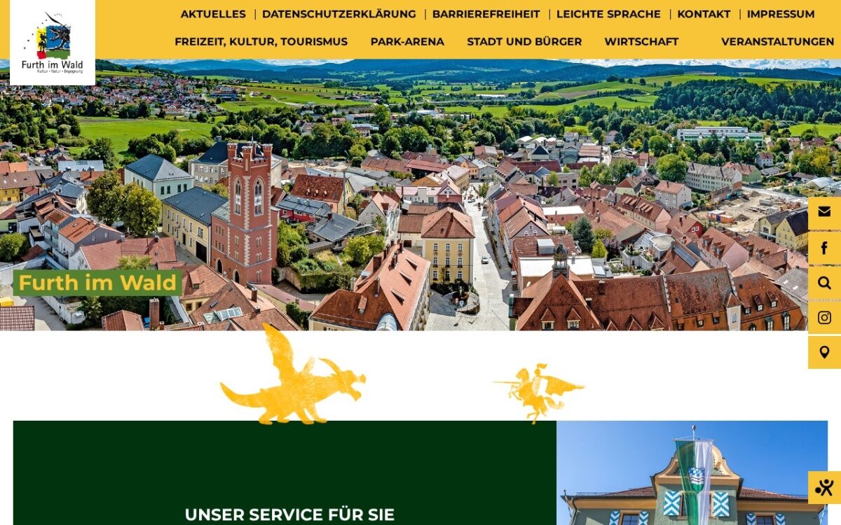 Stadt Furth im Wald – Rathaus, Bürgerservice & Tourismus