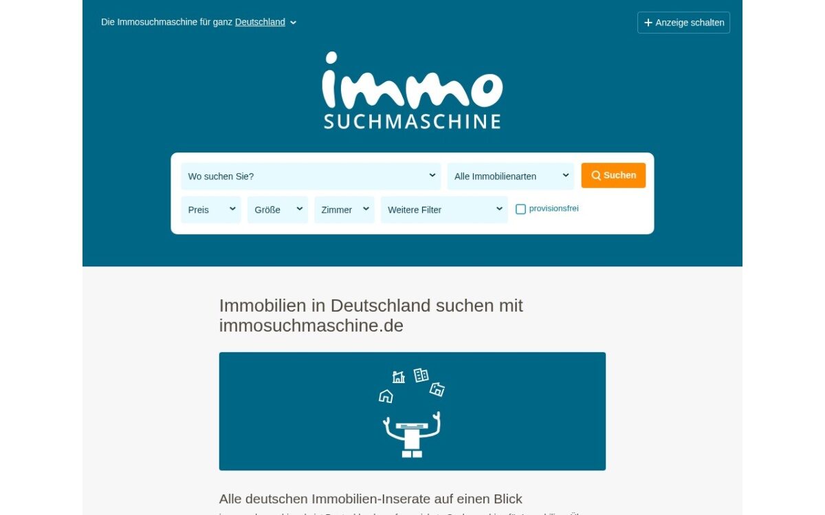 ImmoSuchmaschine – Immobilien aus vielen Portalen durchsuchen