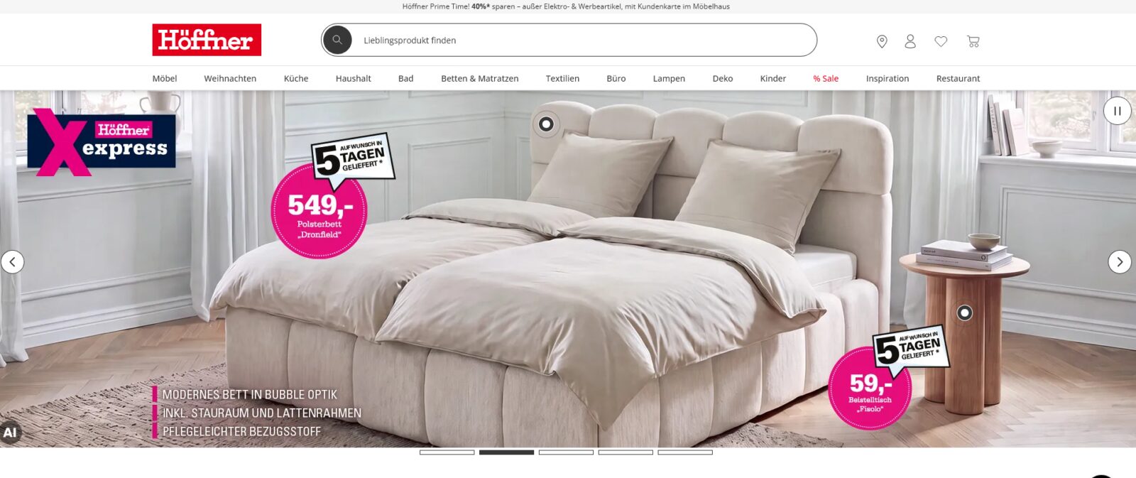Möbel Höffner – Möbel, Küchen & Wohnaccessoires