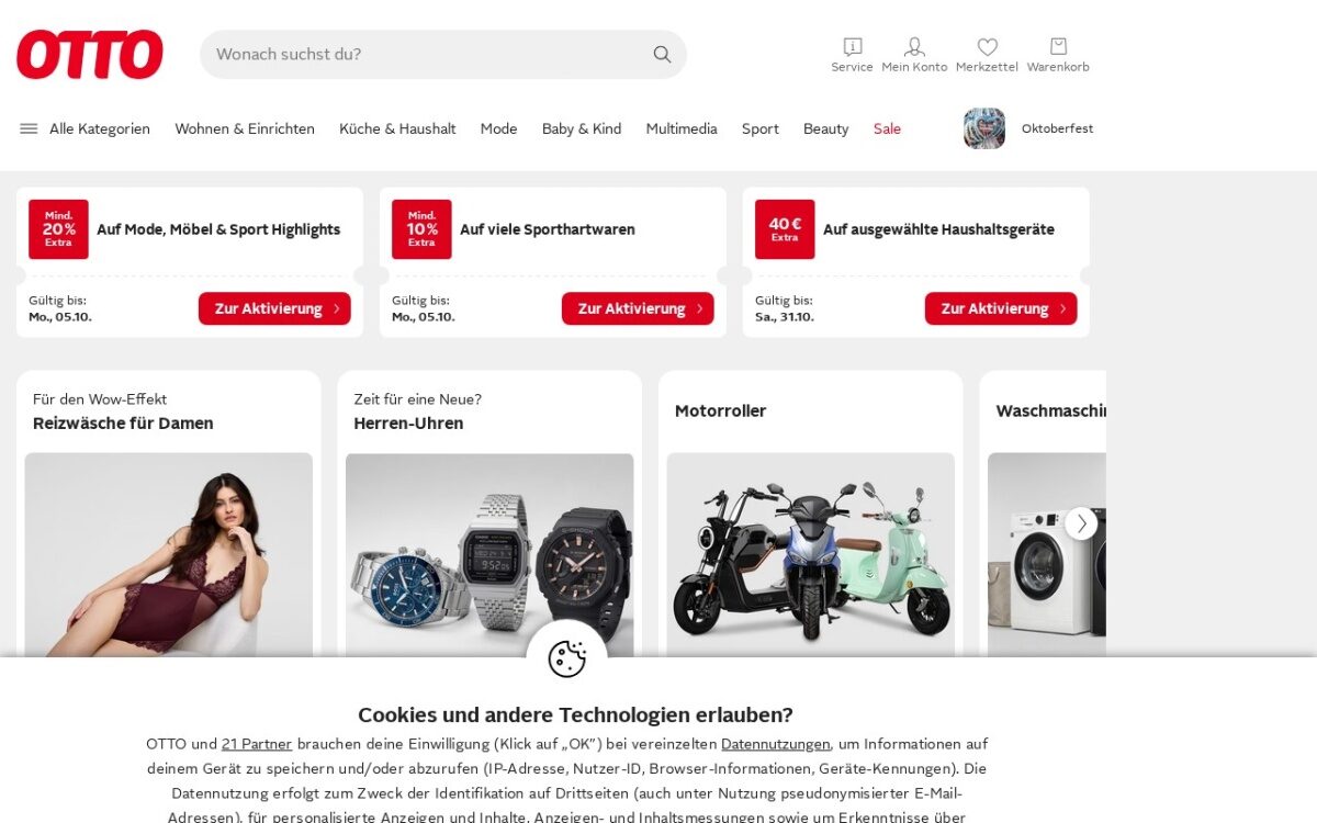 OTTO – Onlineshop & Marktplatz für Mode, Möbel und Technik