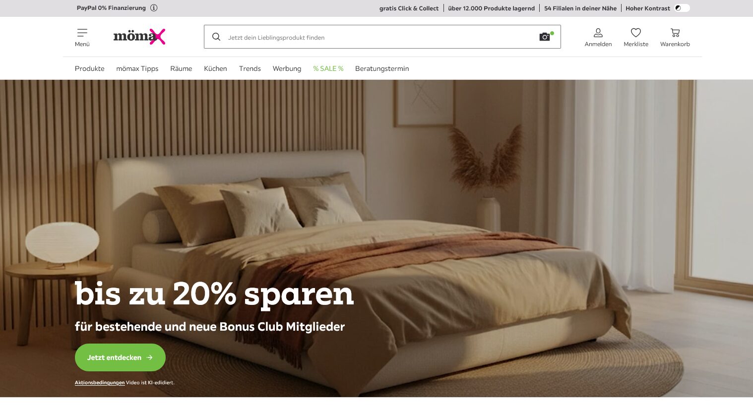 mömax – Möbel, Wohnaccessoires & Einrichtung online kaufen