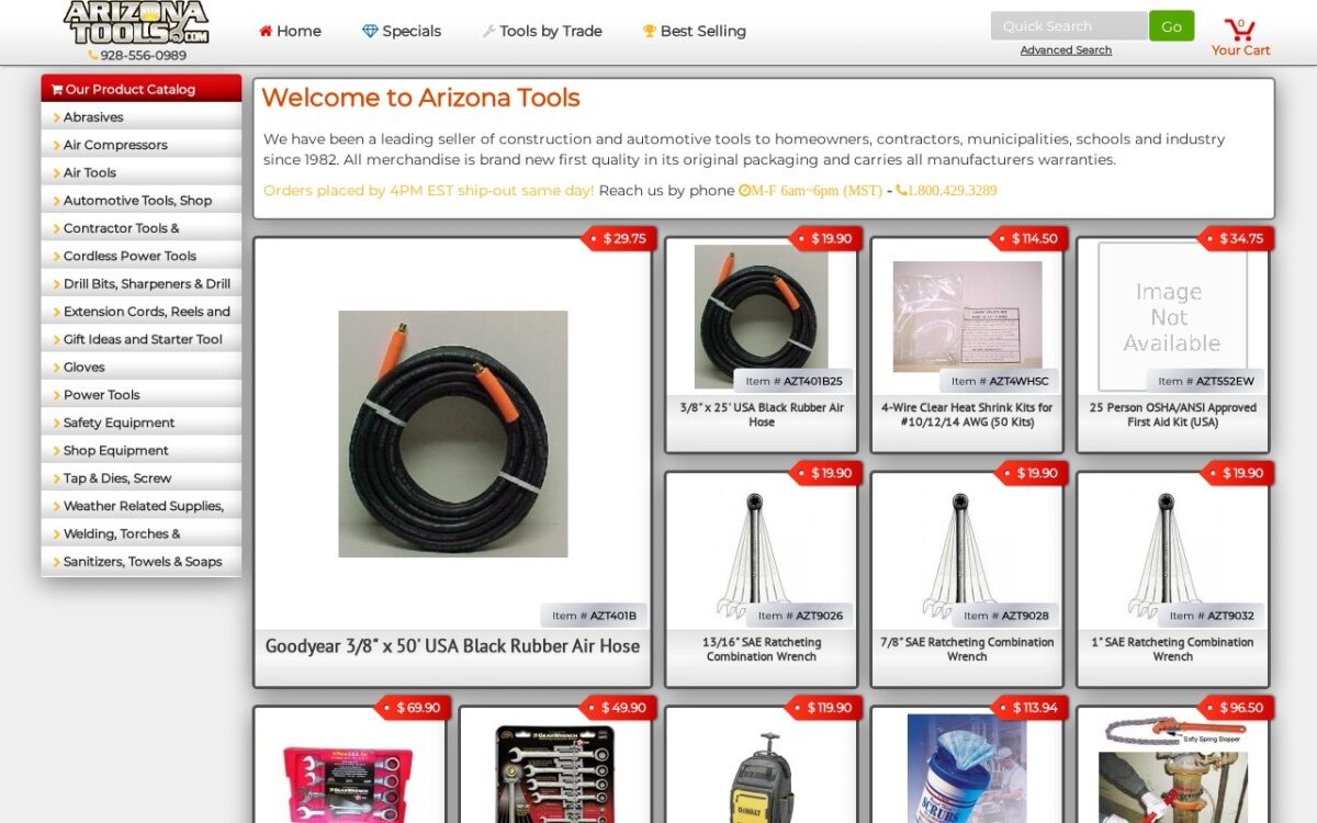 Arizona Tools – Construction, Automotive & Industrial Tools