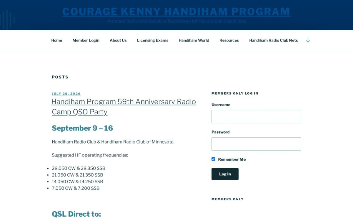 Website about Amateur Radio