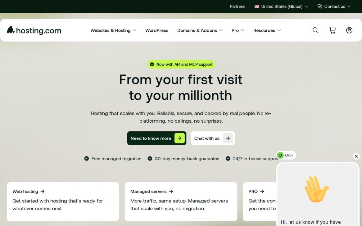Website about Hosting & Domains