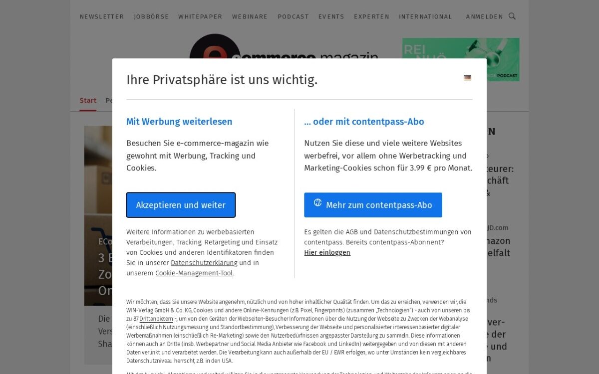 e-commerce magazin – Onlinehandel, Digitalisierung & E-Commerce