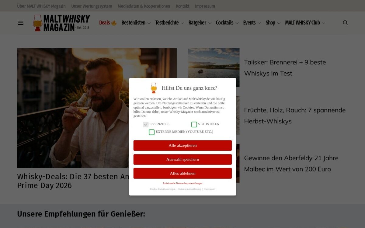 MALT WHISKY – Unabhängiges Whisky-Magazin