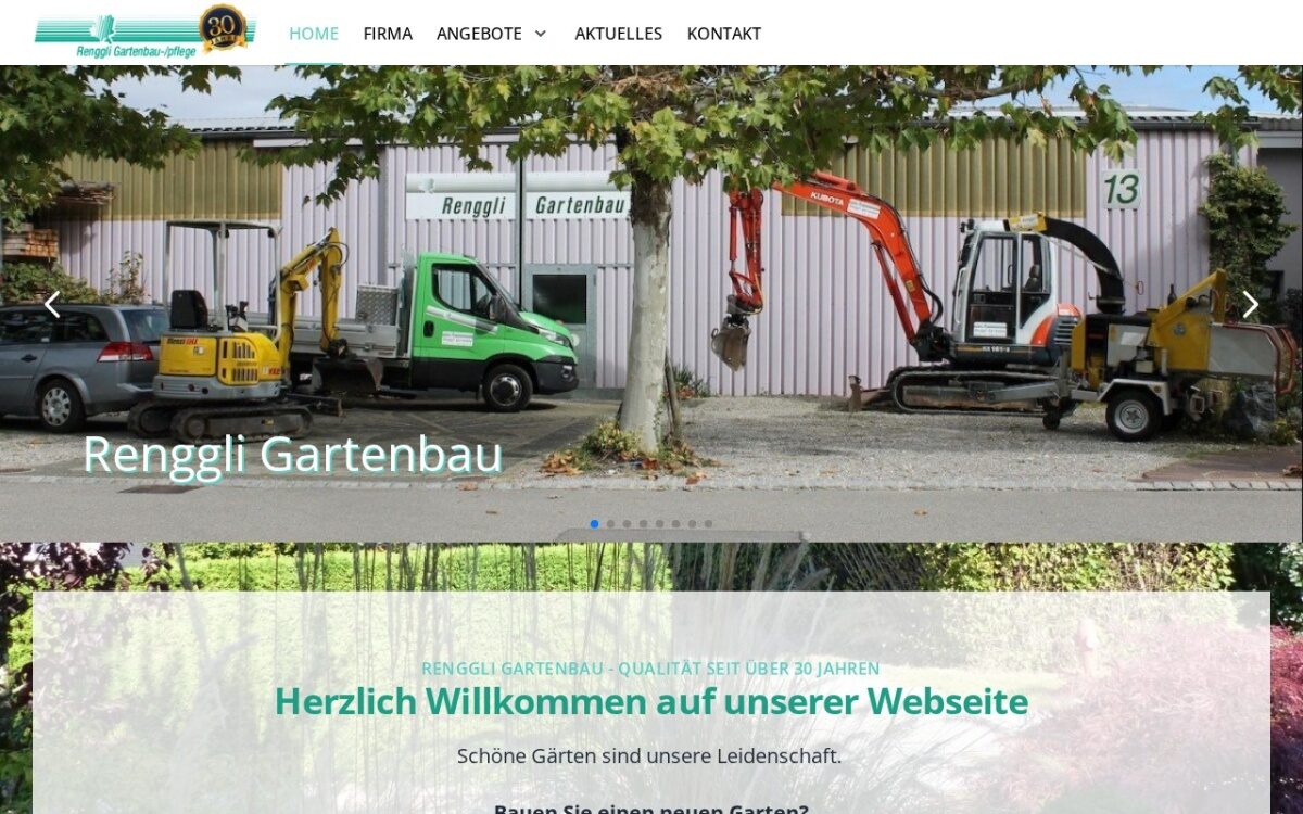 Renggli Gartenbau – Gartengestaltung & Gartenpflege
