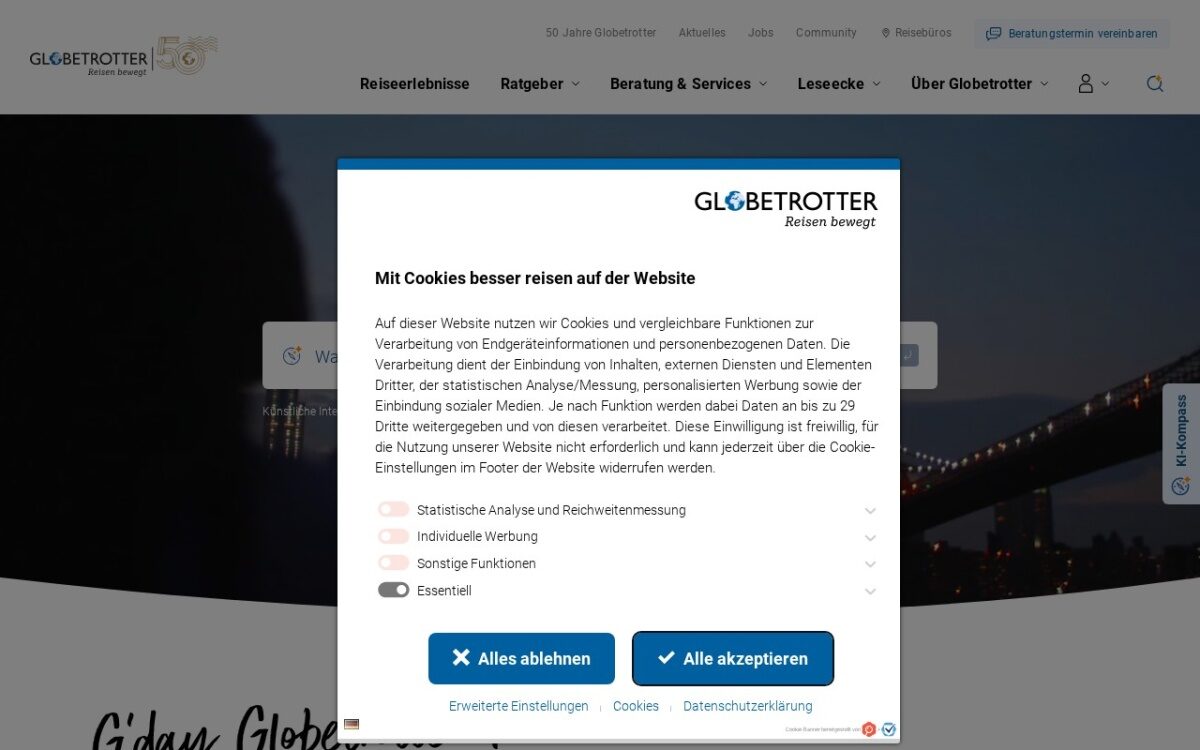Globetrotter – Individuelle Reisen & weltweite Reiseberatung
