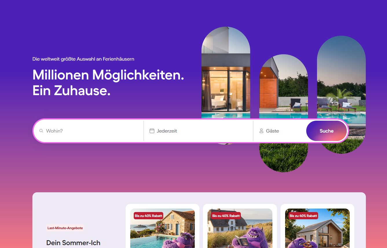 HomeToGo – Ferienwohnungen & Ferienhäuser vergleichen