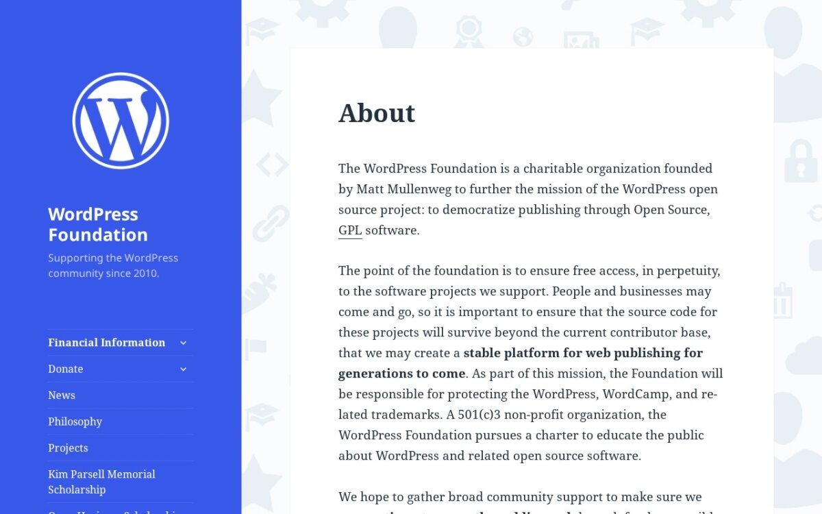WordPress Foundation – Open Web & WordPress Community
