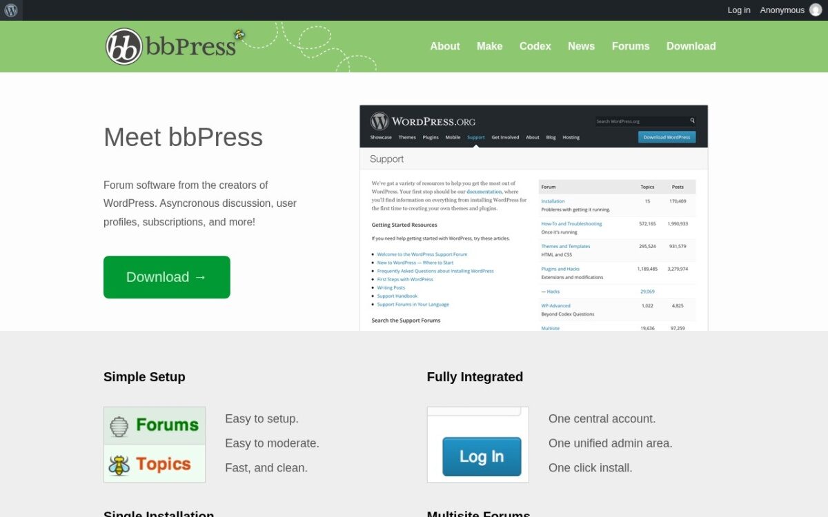 bbPress – Forum Software for WordPress