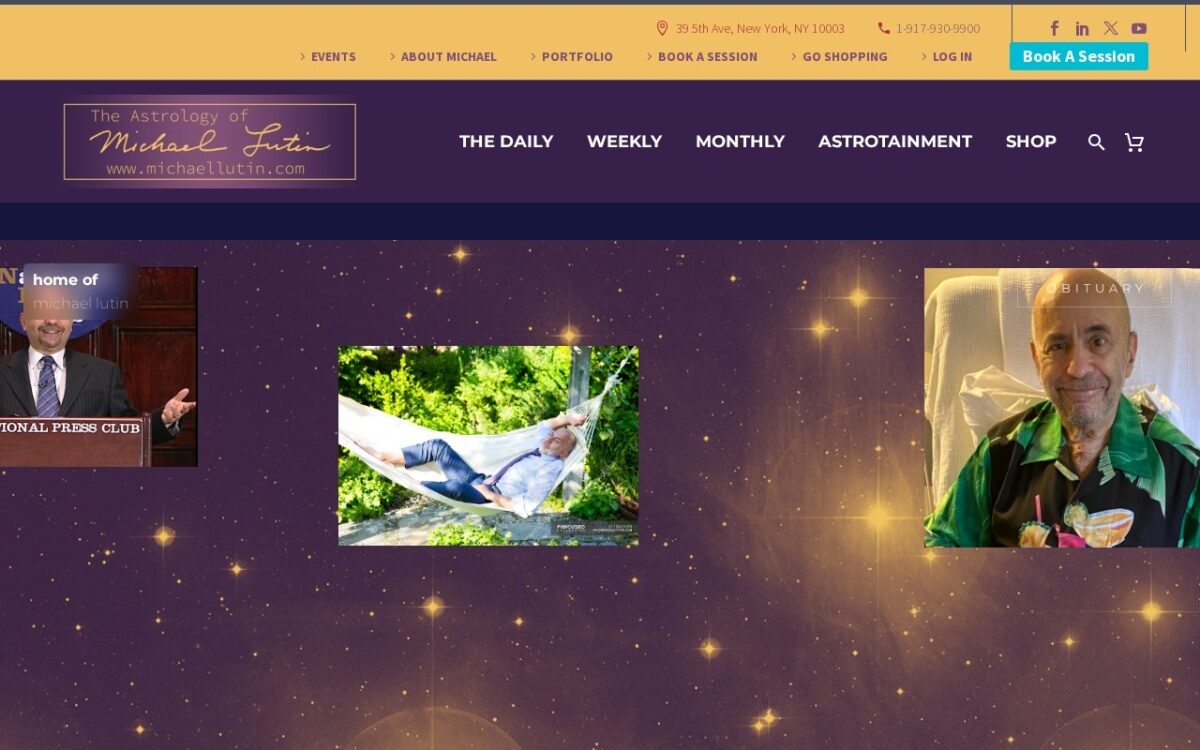 Michael Lutin – Astrology & Horoscopes
