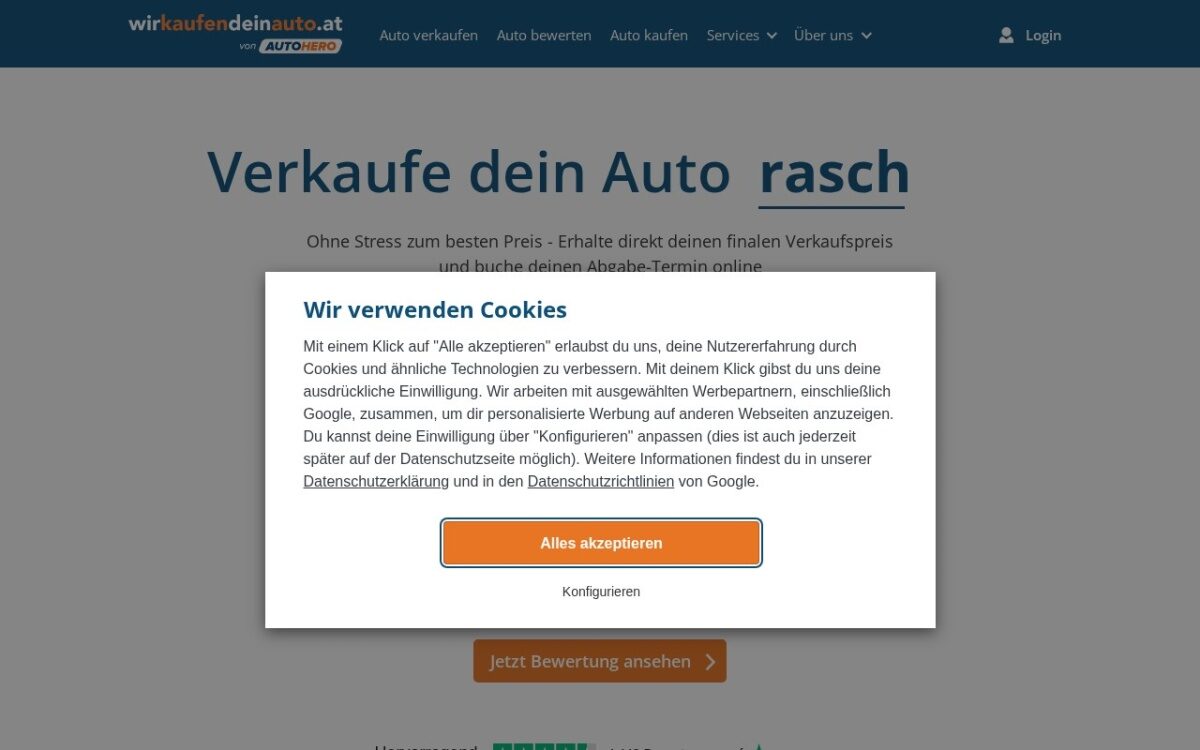 wirkaufendeinauto.at – Auto bewerten & verkaufen