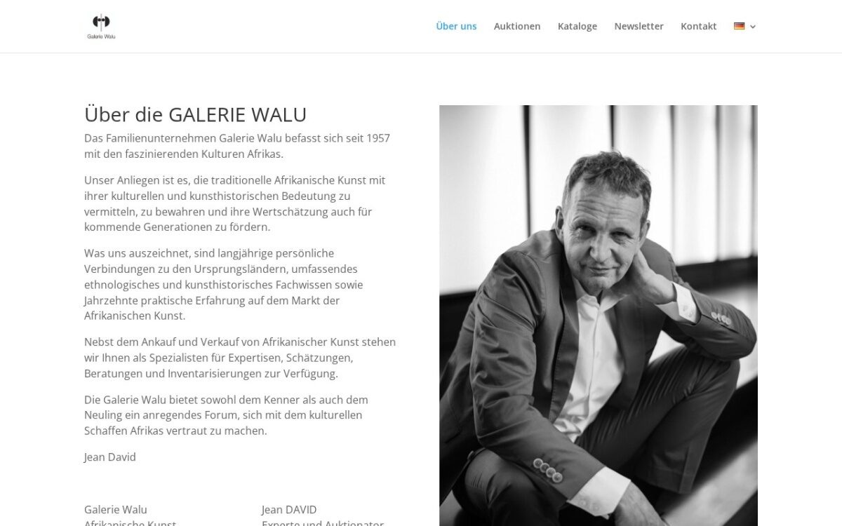 Website zum Thema Kultur & Unterhaltung