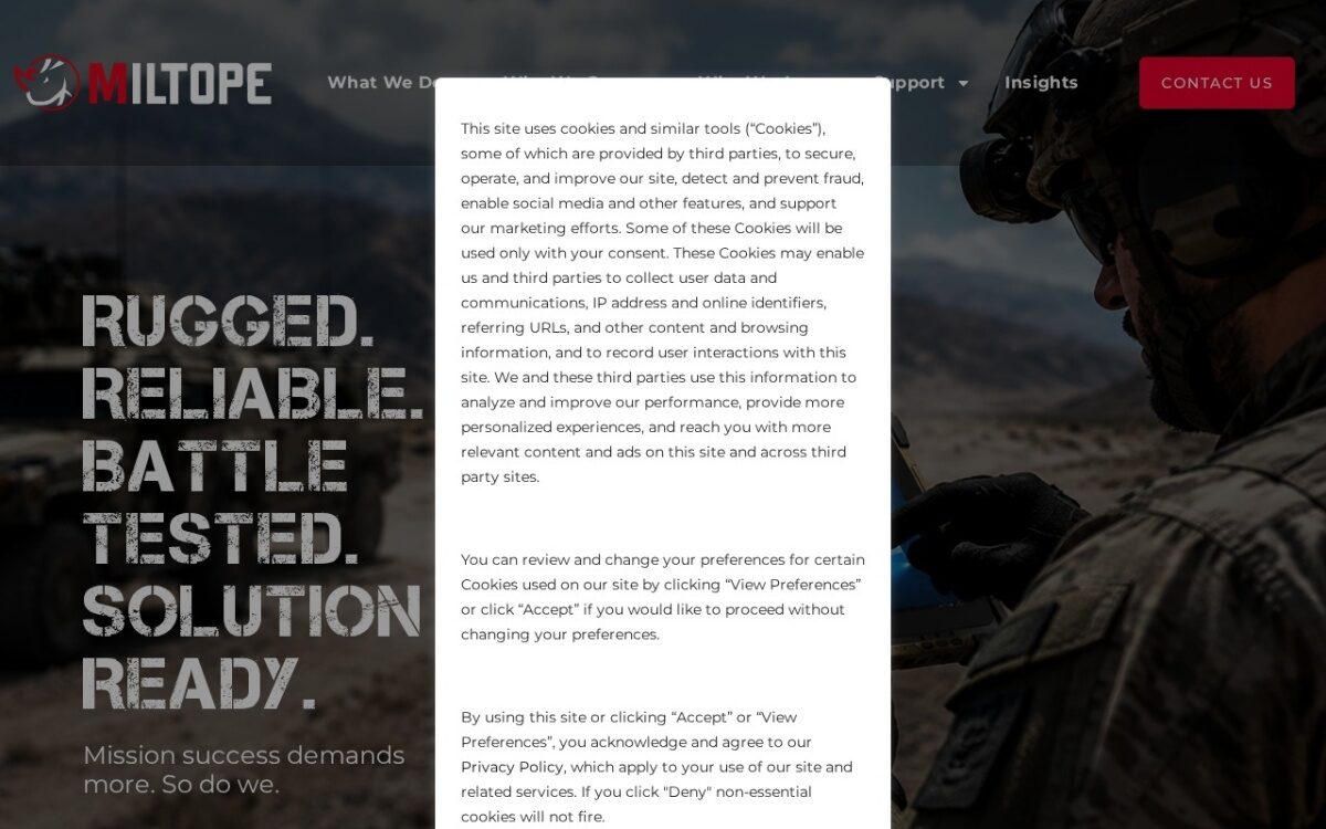 Miltope – Rugged Computers & Communication Systems