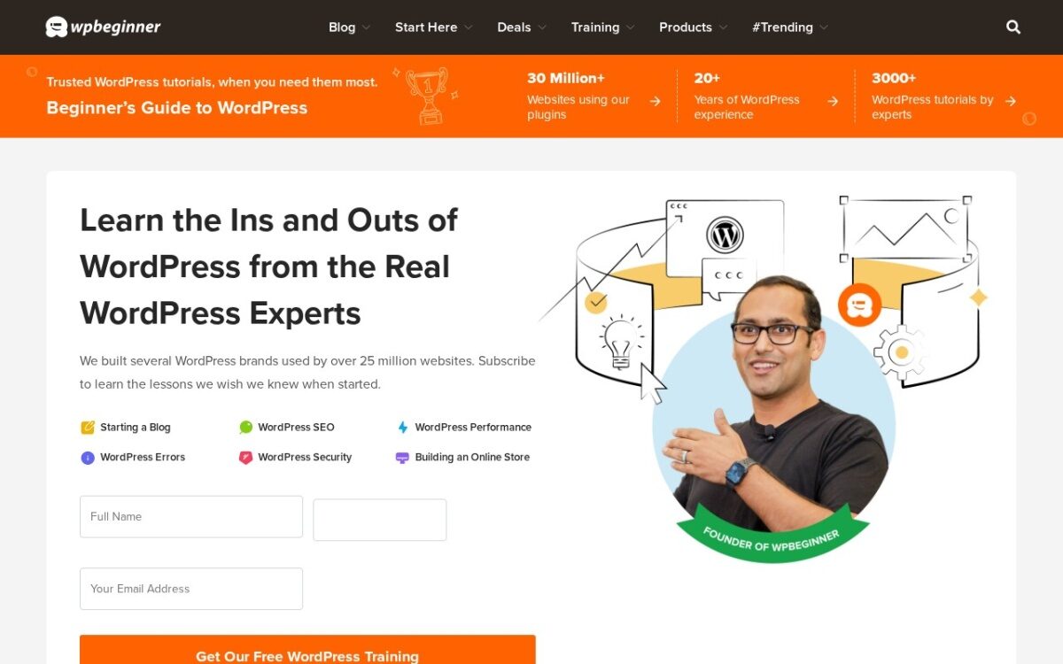 WPBeginner – WordPress Tutorials, Guides & Resources
