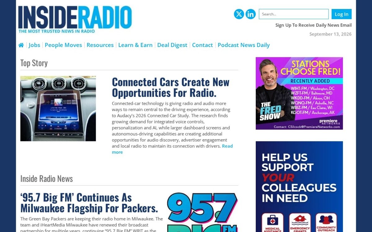 Inside Radio – News for the Radio Industry