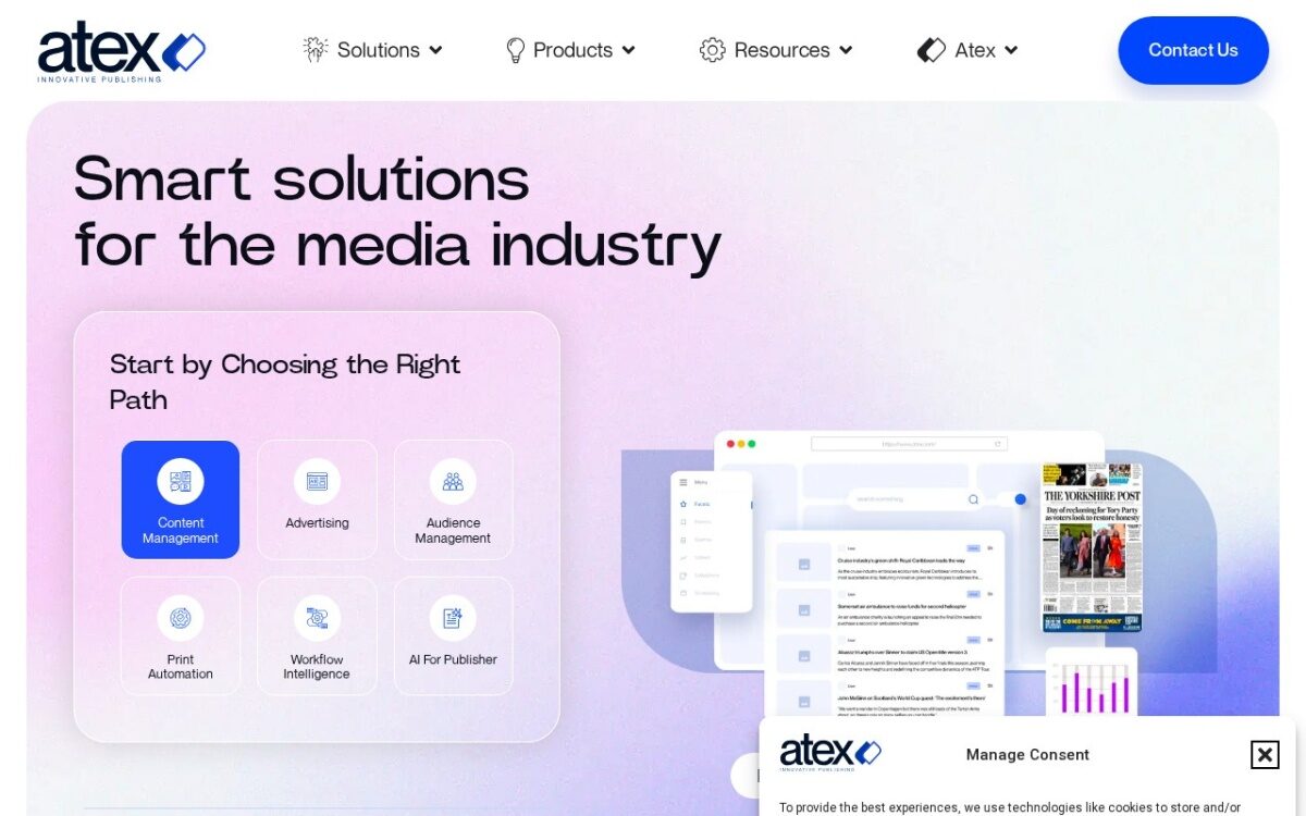 Atex – Publishing & Newsroom Software