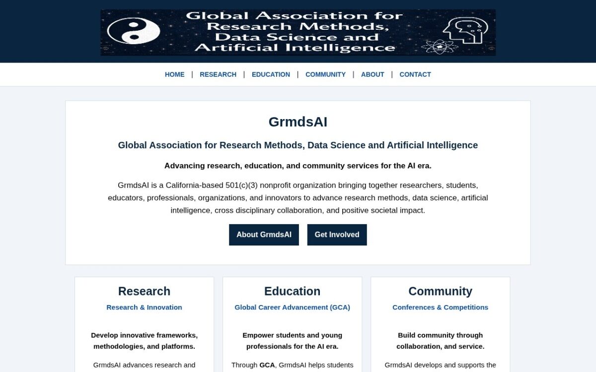 GrmdsAI – Research Methods, Data Science & Artificial Intelligence