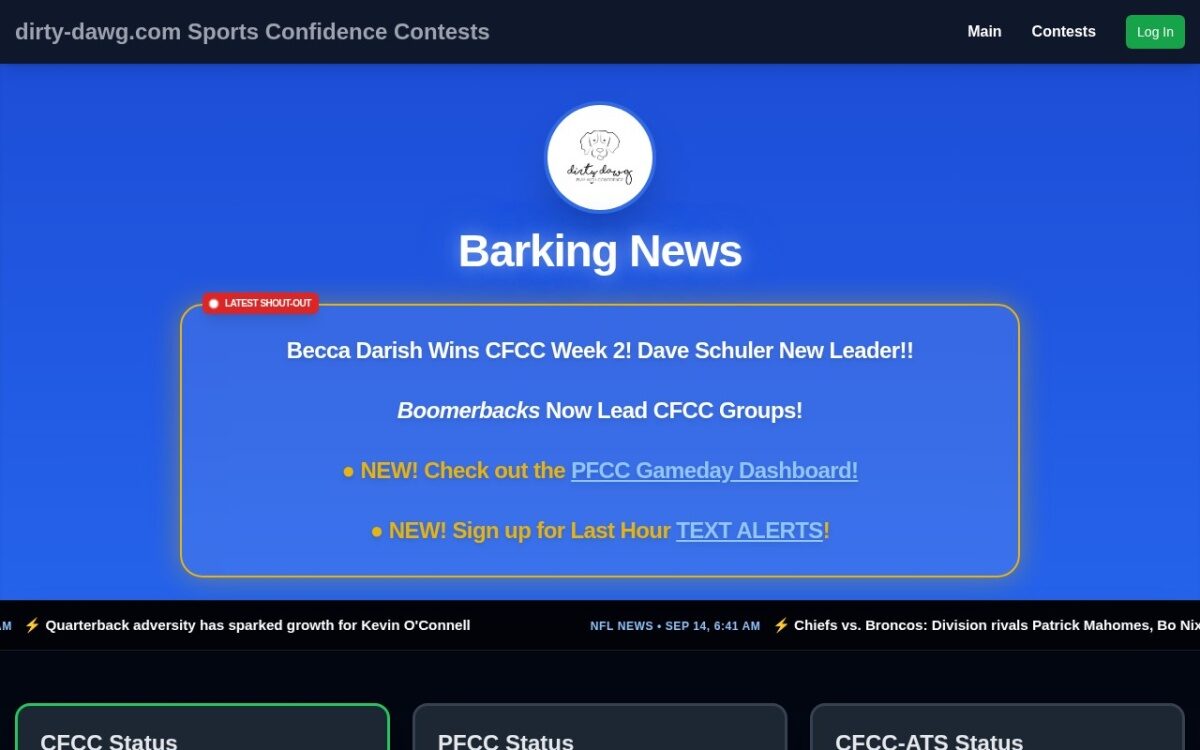 dirty-dawg.com – Football Confidence Contests
