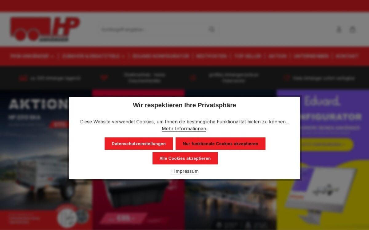 HP-Anhänger – PKW-Anhänger, Zubehör & Ersatzteile