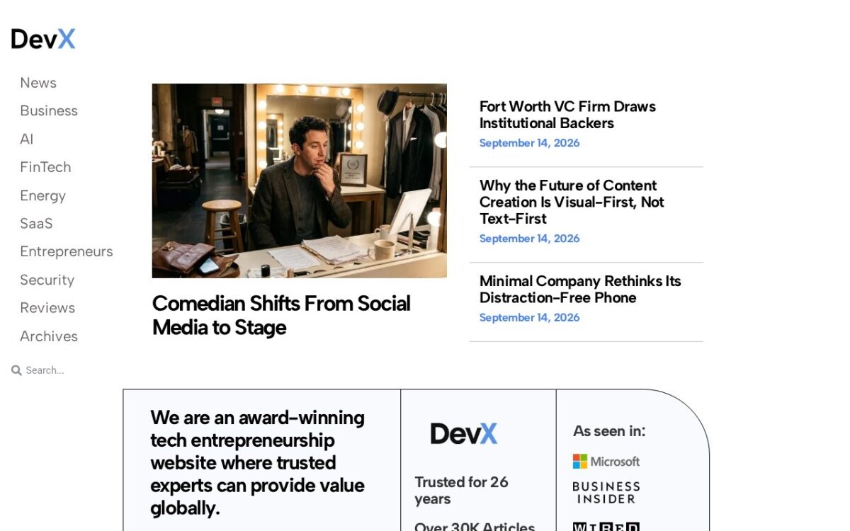 DevX – Software Development News, Tutorials & Resources