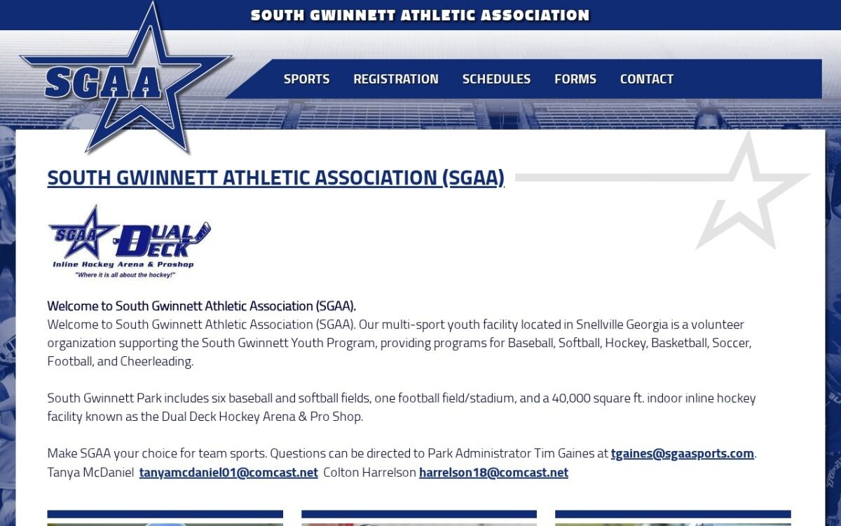 South Gwinnett Athletic Association – Youth Sports Programs