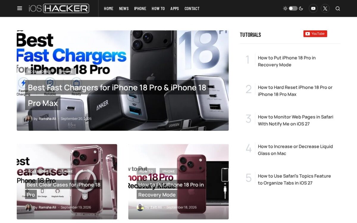 Website about Technology-News & Ratgeber