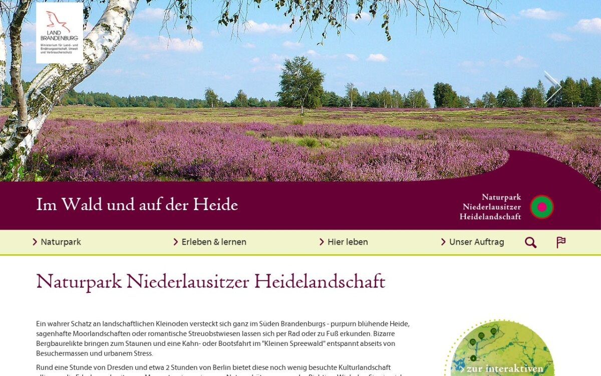 Naturpark Niederlausitzer Heidelandschaft