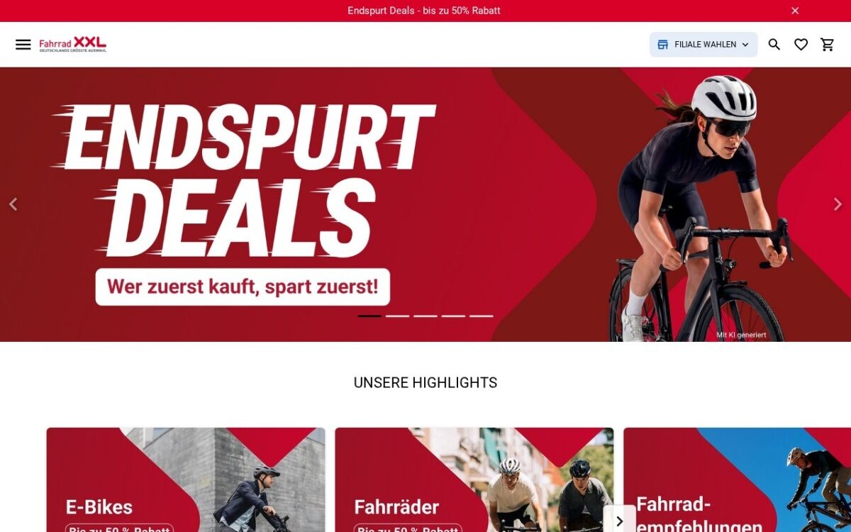 Fahrrad XXL – Fahrräder, E-Bikes, Zubehör & Service