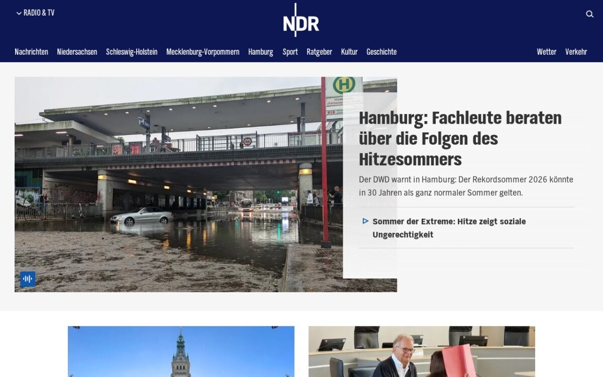 NDR – Nachrichten, Radio, Fernsehen & Mediathek