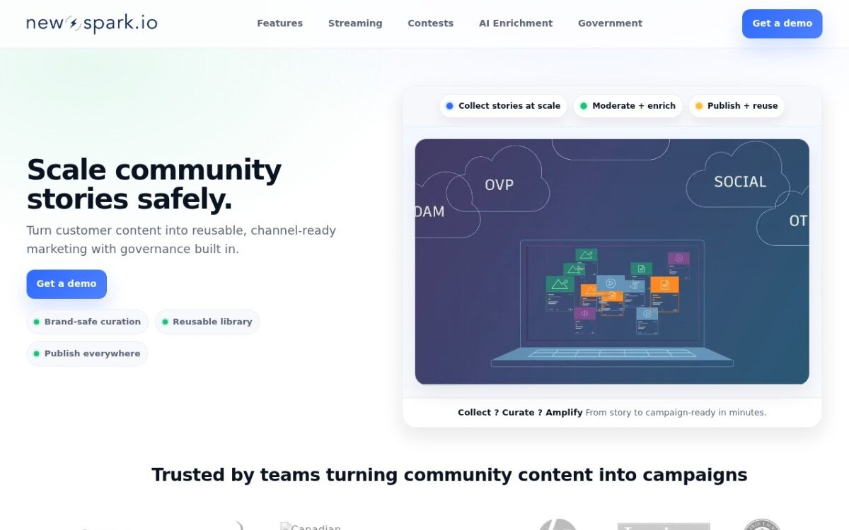 NewSpark – User-Generated Content & Media Management Platform