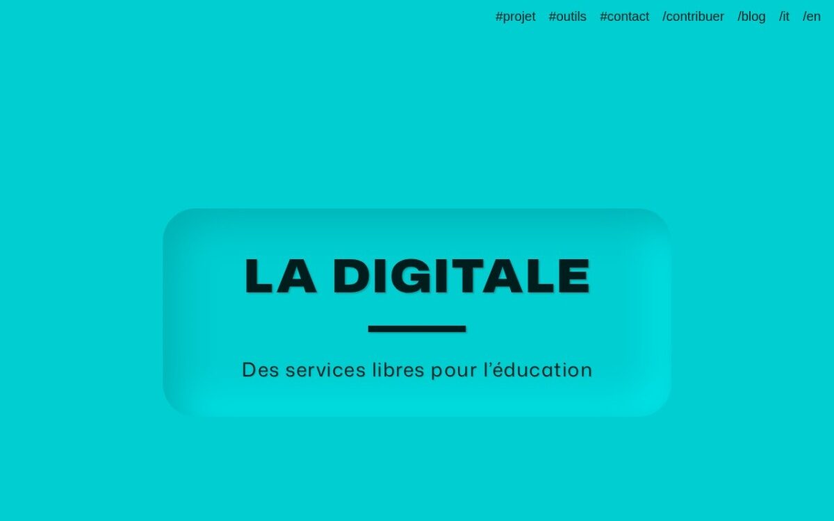 La Digitale – Freie digitale Werkzeuge für Bildung und Unterricht